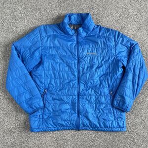 Columbia Crested Butte Omni-Heat Puffer Jacket Mens Blue Insulated Size XL